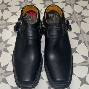 Frye- Belted Harness Mule